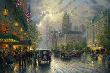 ニューヨーク5番街トーマス・キンケード Oil Paintings